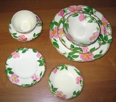 DESERT ROSE 7 piece Place Setting - Franciscan Pottery