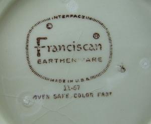 DESERT ROSE 7 piece Place Setting - Franciscan Pottery