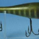 Creek Chub PLUNKER Wooden Fishing Lure with Glass Eyes - Vintage Sporting