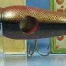 Vintage Creek Chub JIGGER Fishing Lure BLEEDING FROG Finish with Original Box - sporting
