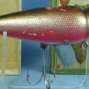 Vintage Creek Chub JIGGER Fishing Lure BLEEDING FROG Finish with Original Box - sporting