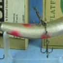 Vintage Helin FLATFISH Fishing Lure - Vintage Wood Tackle with Original Box - sporting
