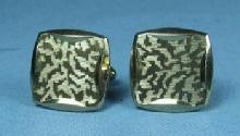 vintage Classic Goldtone Cuff Links by Hickok - Estate Jewelry