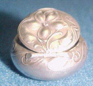 Sterling Pill Box - Silver