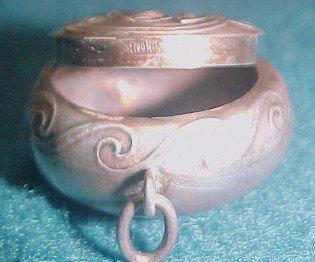 Sterling Pill Box - Silver