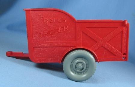 vintage Roy Rogers RR Ranch TRIGGER Horse Trailer - Vintage toy