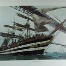Nautical TALL SHIPS Print Portfolio Collection - Vintage Sailing Boat Arrangement - FAL