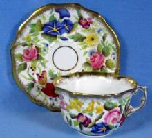 Hammersley Cup & Saucer Pottery AWESOME Rich Color English Porcelain