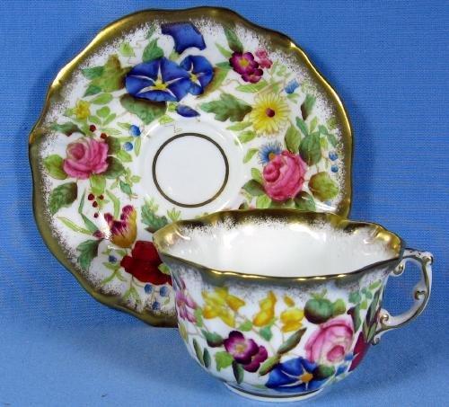 Hammersley Cup & Saucer Pottery AWESOME Rich Color English Porcelain