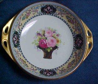 Noritake NIPPON Rose Basket Bowl - Porcelain/Fine China