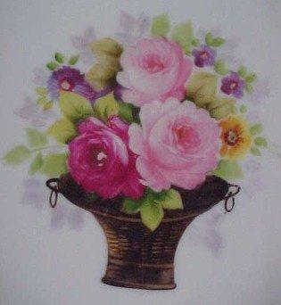 Noritake NIPPON Rose Basket Bowl - Porcelain/Fine China