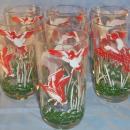 Seven DUCK Water Glasses - Sporting