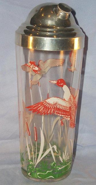 Glass DUCK Cocktail Shaker - Sporting