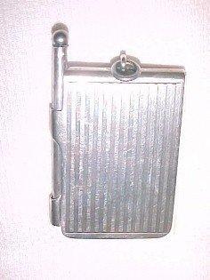 Sterling Chatelain Note Pad Pen - Silver
