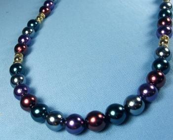 Jewelry Marvella Bead Necklace - Vintage Mardi Gras Color Jewelry