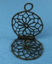 Jewelry Antique Mourning HAIR Medallion - Jewelry