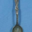 vintage Reed & Barton Sterling Silver FISH Fish Net Spoon - Antique with Tooled Bowl