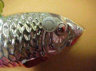 MERCURY Fish Christmas Figural - Glass