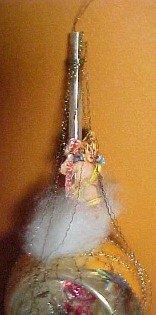 Wire Wrap Angel Christmas Figural - Glass