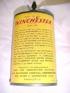 WINCHESTER Gun Oil Tin - Advertising