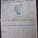 TAYLOR FUR Co. TRAPPERS Shippers Advertising - Paper