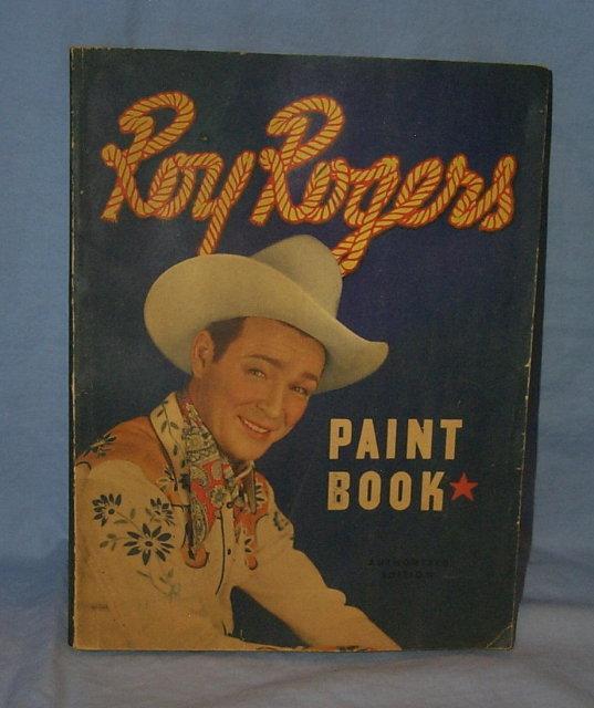 ROY ROGERS Paint Book - Toys