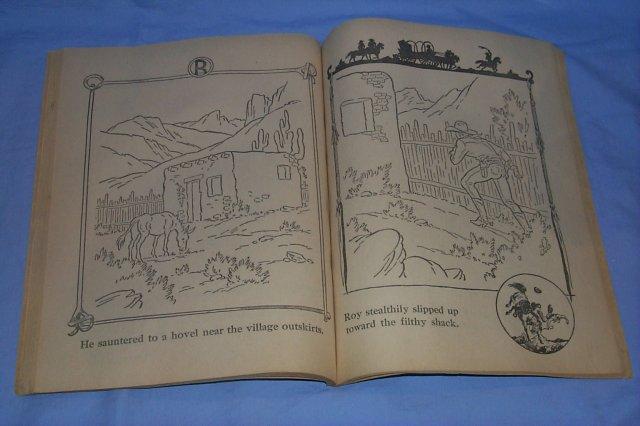 ROY ROGERS Paint Book - Toys