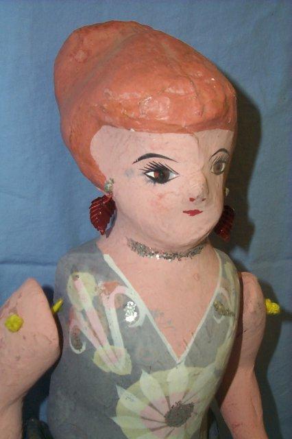 Neiman Marcus CUCA Jointed Paper Mache Doll