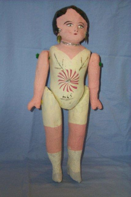 Neiman Marcus LUS Jointed Paper Mache Doll