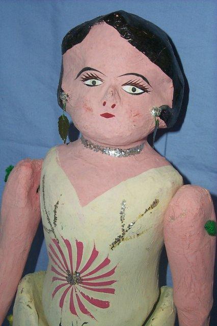 Neiman Marcus LUS Jointed Paper Mache Doll
