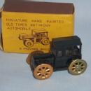 Miniature Hand Painted Old Times Antimony Automobile in Original Box - Toys