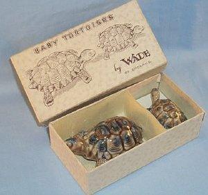 Pair of WADE Porcelain BABY TORTOISES in Original Box