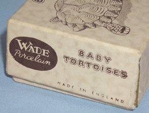 Pair of WADE Porcelain BABY TORTOISES in Original Box