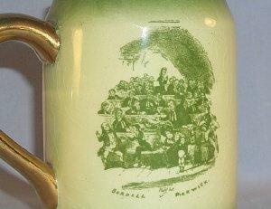 One Ridgways MR. PICKWICK AT THE ELECTION Porcelain Mug