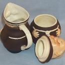Hummel FRIAR TUCK Porcelain Creamer and Sugar Set