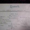 1911 Cruise Menu Norddeutscher Lloyd, Bremen - Advertising
