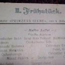 1911 Cruise Menu Norddeutscher Lloyd, Bremen - Advertising