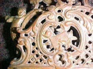 BRONZE Cupid Heart Letter Holder - Metalware