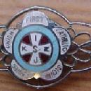 SLOVIC CATHOLIC 1930 Enameled LADIES UNION PIN