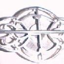 SLOVIC CATHOLIC 1930 Enameled LADIES UNION PIN