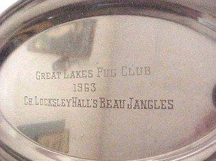 Silver Plate 1963 Beau Jangles Great Lakes Club - Silver
