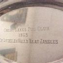 Silver Plate 1963 Beau Jangles Great Lakes Club - Silver