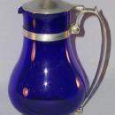 Glass Cobalt Water Pitcher