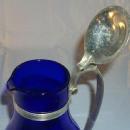 Glass Cobalt Water Pitcher