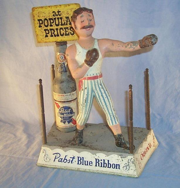 PABST BEER Boxer in Ring - Advertising