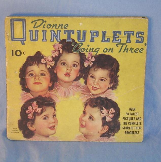 DIONNE QUINTUPLETS Advertising Paddle Fan - Paper