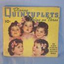 DIONNE QUINTUPLETS Advertising Paddle Fan - Paper