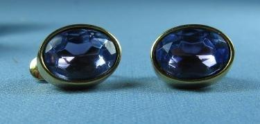 old Designer GIVENCHY New York Alexandrite Earrings - Vintage Estate Jewelry