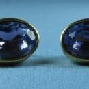old Designer GIVENCHY New York Alexandrite Earrings - Vintage Estate Jewelry