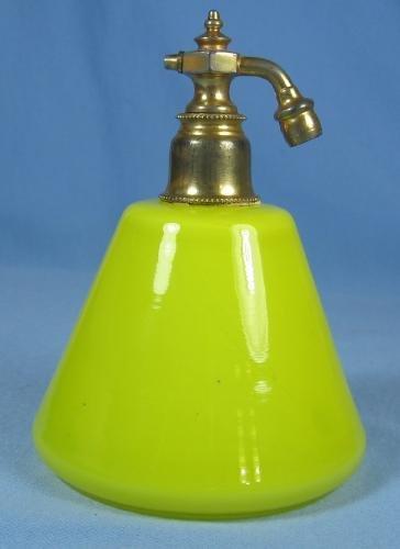 Czech Art Glass Perfume Bottle Atomizer